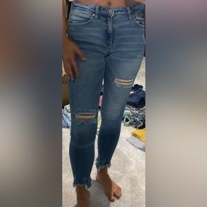 KanCan USA Distressed Ankle Jeans